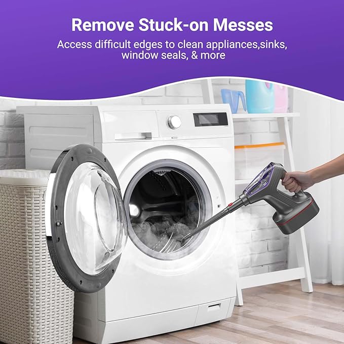Heavy Duty Power Steamer 3-in-1 Steam Mop and Handheld Steam Cleaner for Home, Garage, Workshop, Hardwood, Tile, Walls, Grout, Windows, Furniture, Deck, with Wall Mount and Cord Storage