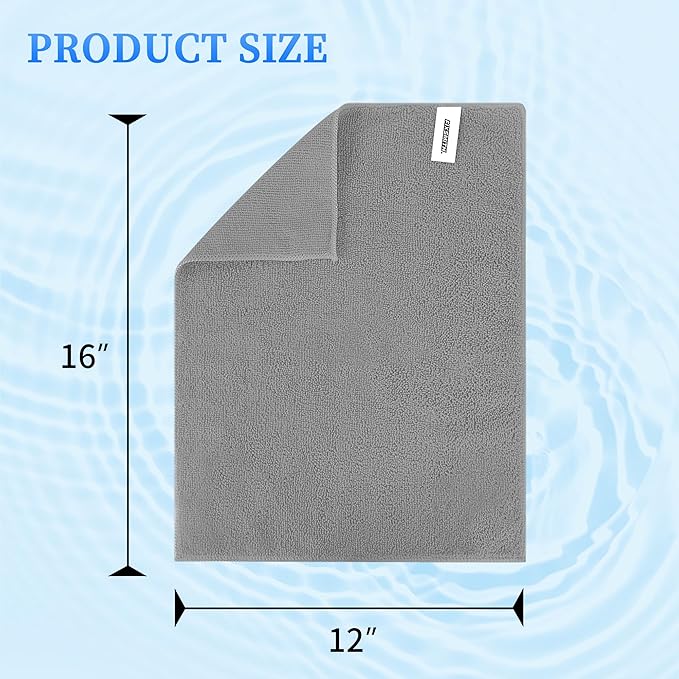 FIXSMITH Shop Towels-800 Pack, Multi-Functional Shop Rags, 12 x 16 in Microfiber Cleaning Cloth, Highly Absorbent Cleaning Rags, Cleaning Towels for Car Kitchen Home Office