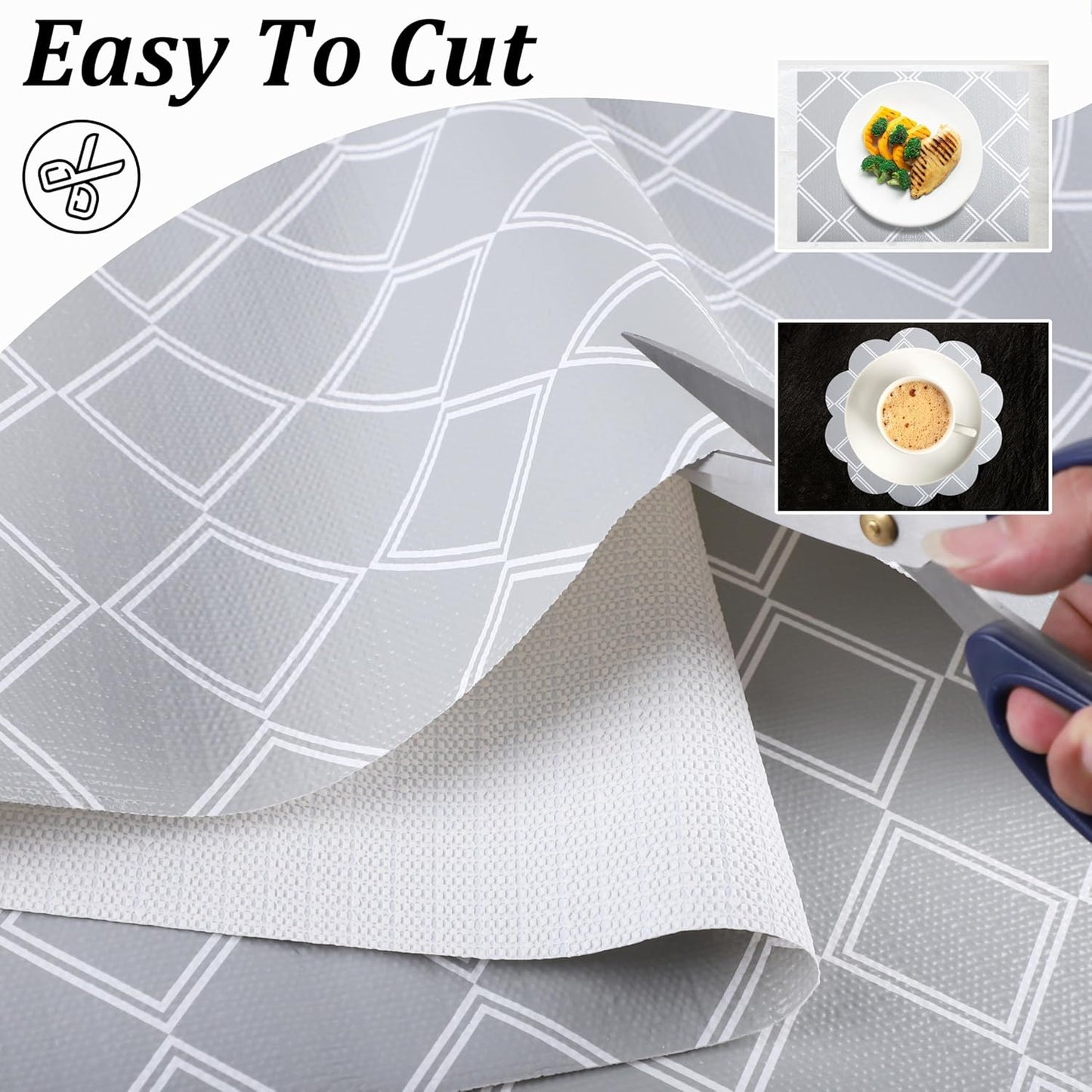 Shelf Liners for Kitchen Cabinets Non-Adhesive 12 Inch X 20 Ft Cabinet Liners for Shelves Non Slip Drawer Liners for Dresser Waterproof Closet Shelf Paper for Kitchen Bathroom Fridge Cupboard Pantry