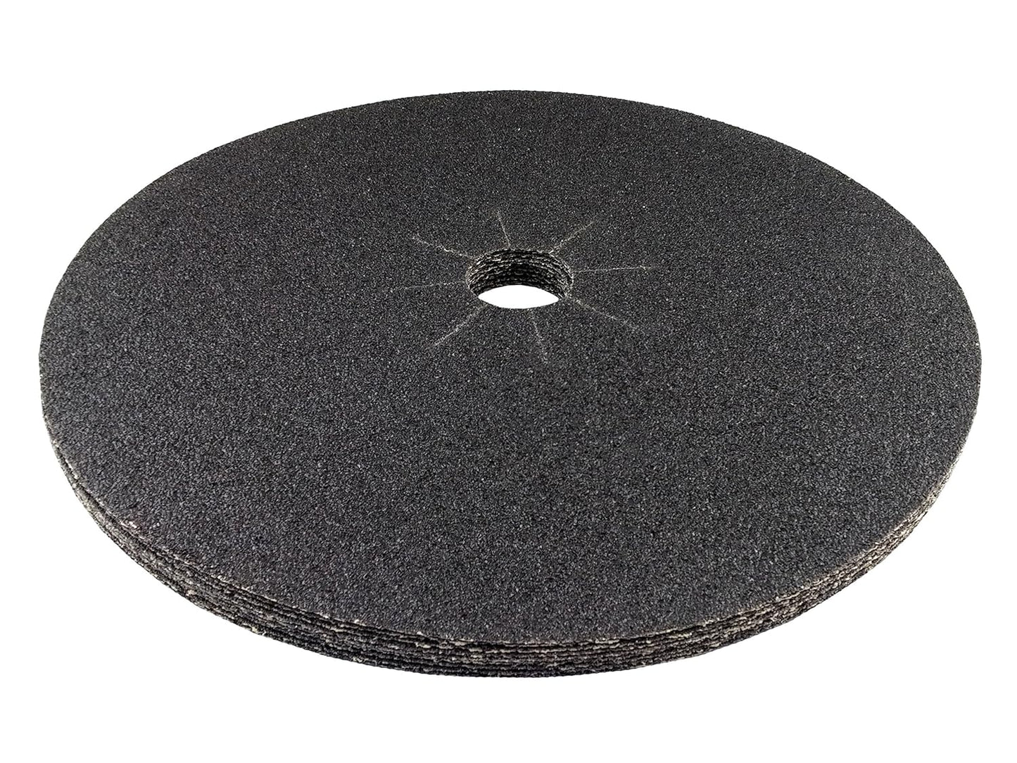 Starcke 16'' x 2'' Silicon Carbide Slotted Edger Floor Sanding Discs (10 Pack, 50 Grit)