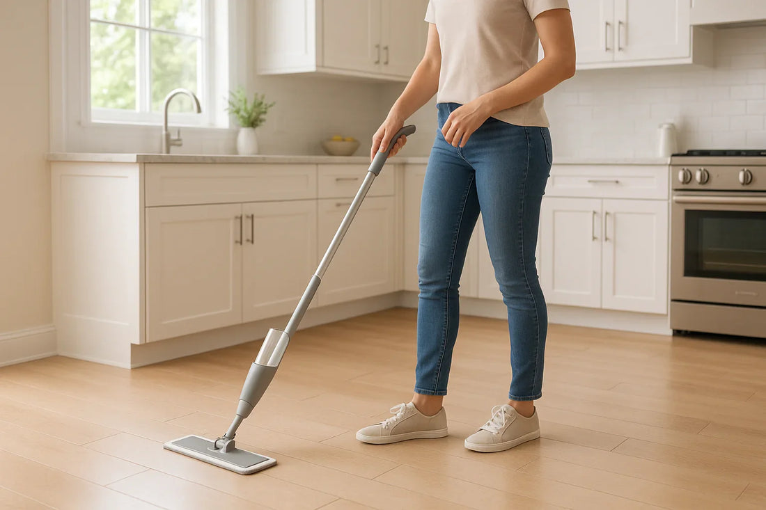 How to Use a Spray Mop to Clean Tile and Hardwood Floors