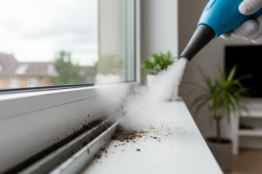 How to Use a Handheld Steam Cleaner for Window Tracks