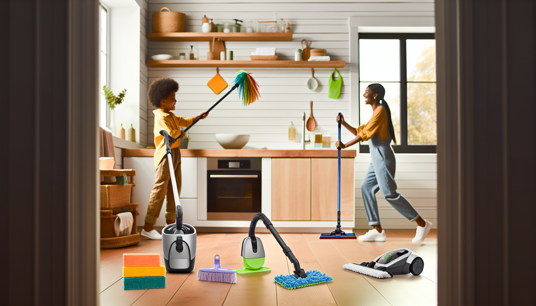 Top Household Cleaning Essentials for a Sparkling American Home
