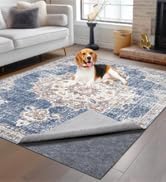 Non-Slip Rug Pads 2 x 6 ft, 100% Waterproof Extra Large Area Rugs Non Skid Rug Pad for All Floors and Finishes Durable Hardwood Floor Protective Felt Keeps Rugs in Place, Safe and Secure
