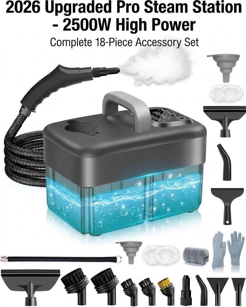 2500W-black-handheld-steam-cleaner-with-18-accessories