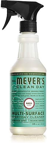 Mrs. MEYER'S Multi Surface Cleaner Variety Pack, Includes 1 Basil 1 Lavender 1 Lemon Verbena 1 Honeysuckle 1 Geranium 1 Rosemary. 6 ct.16 fl oz.