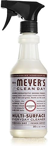 Mrs. MEYER'S Multi Surface Cleaner Variety Pack, Includes 1 Basil 1 Lavender 1 Lemon Verbena 1 Honeysuckle 1 Geranium 1 Rosemary. 6 ct.16 fl oz.