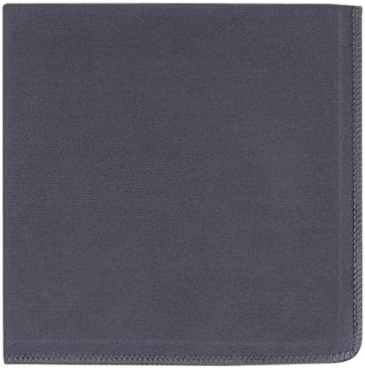 KLNYOO Microfiber Glass Cleaning Cloths Lint Free Streak Free Quickly and Easily Clean Windows & Mirrors Without Chemicals Polishing Cloth 16x16 Inch 8 Pack (Grey)
