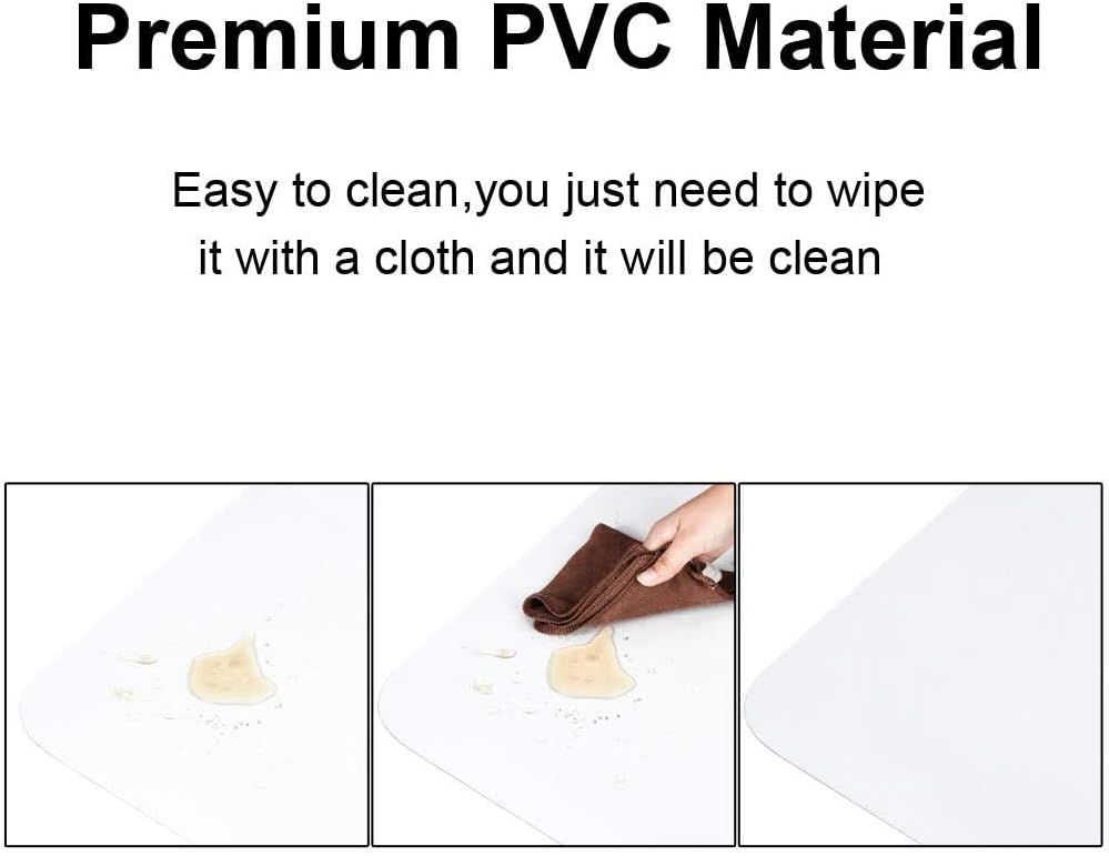 Azadx Office Chair Mat for Hardwood Floor 36 x 48'', Clear Desk Chair Mat for Wood Floor Heavy Duty, Office Mat Plastic Protector for Hard Surface Floors
