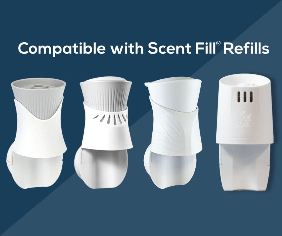 Scent Fill Vanilla Suede Plug in Air Freshener Refills, 4 Scented Oil Refills