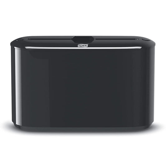 Tork Xpress Paper Towel Dispenser, Black, Single-Dispensing, Compatible with H2 Refills, Space-Saving Design (302028)