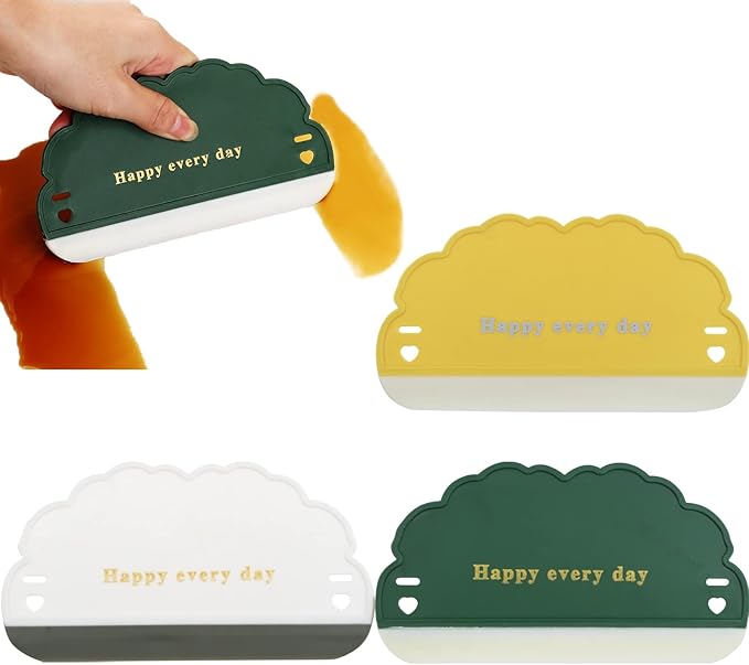 3 Pack Silicone Sink Squeegee, Mirror Cleaner Kitchen Sink Cleaner for Home Kitchen Countertop Car Window and Bathroom Mirror Squeegee