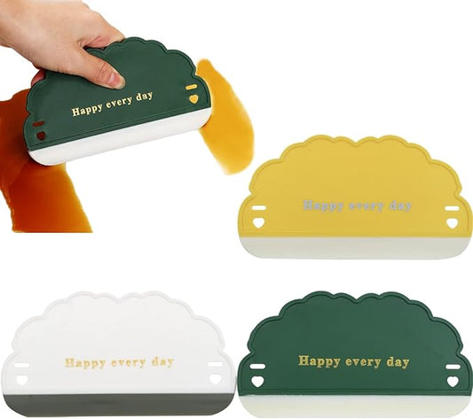 3 Pack Silicone Sink Squeegee, Mirror Cleaner Kitchen Sink Cleaner for Home Kitchen Countertop Car Window and Bathroom Mirror Squeegee