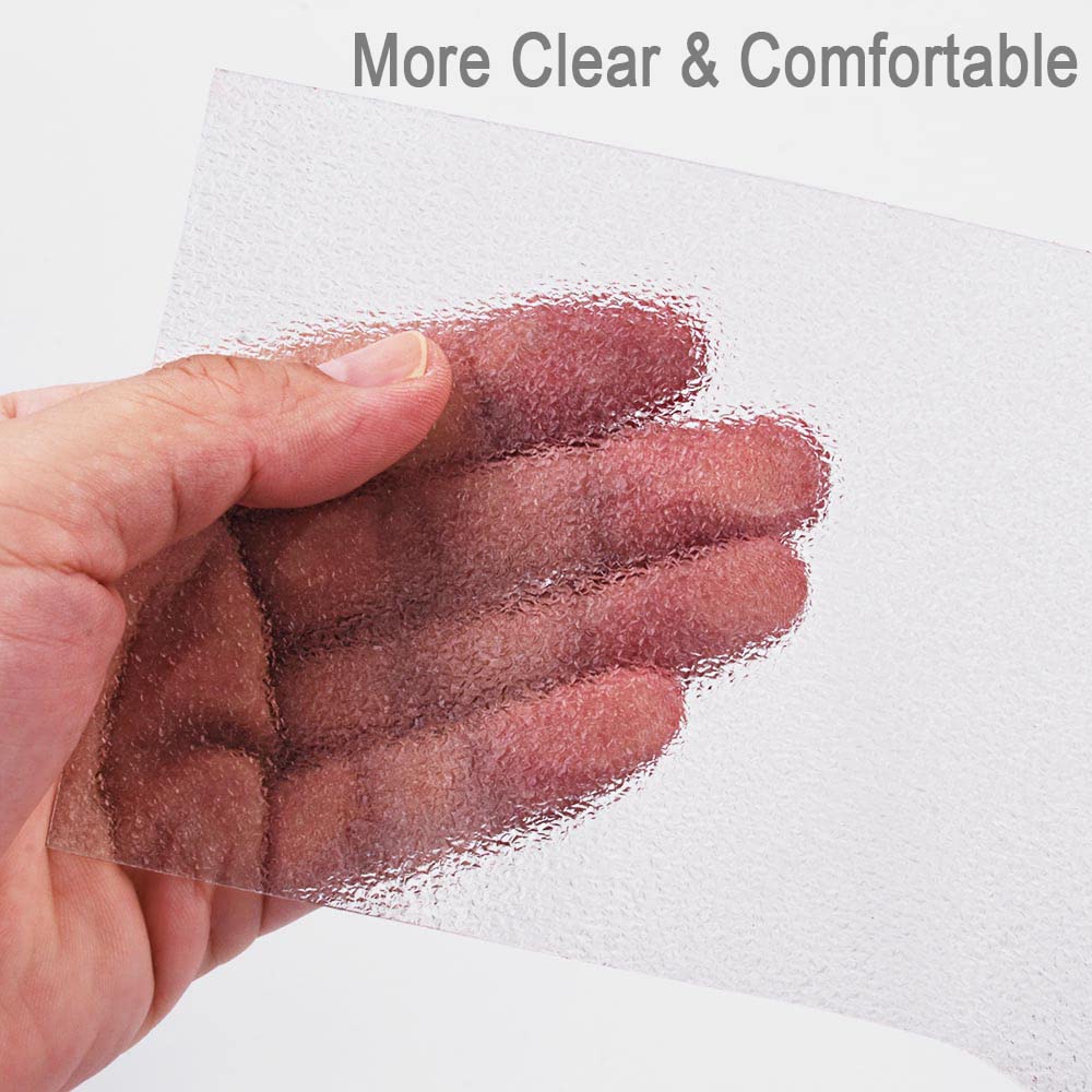 Anti Slip Tape Transparent, More Clear and Comfortable Safety Track Tape (1" Width x 190" Long, Clear)