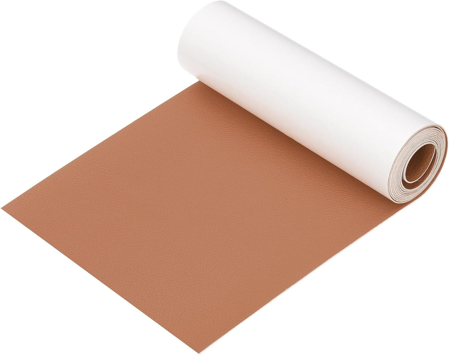 PATIKIL Leather Patches Tape for Furniture, 6.3 x 61 Inch Self Adhesive Vinyl Leather Repair Kit Cover Sheet for Couch, Sofa, Car Seats, Office Chair, Chestnut Brown