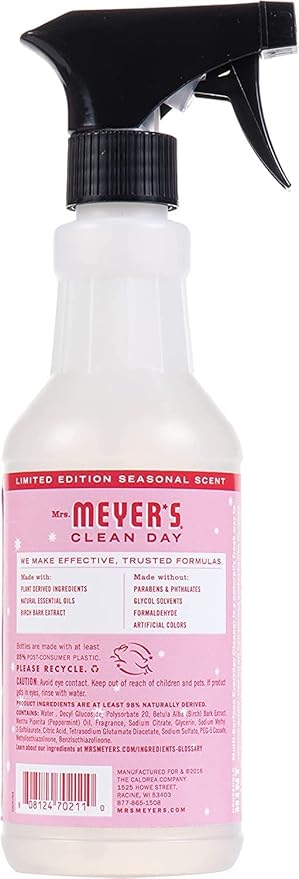 Mrs. Meyer's Multi-Surface Cleaner, Peppermint, 16 OZ (Pack of 6)