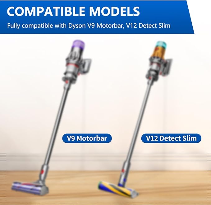 Quick Release Replacement Wand Compatible with Dyson V9, Digital Slim,V12 Detect Slim+,V12 Detect Slim Absolute Vacuum Cleaner, Vacuum Attachment Extension Parts for Home Cleaning 29inch (Purple)