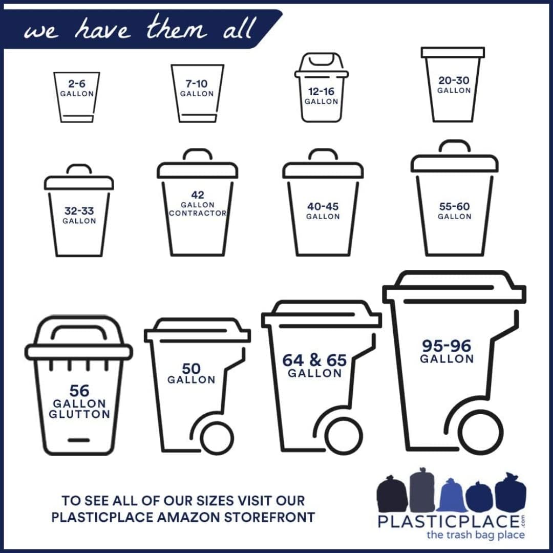 55 Gallon Recycling Bags, 1.5 Mil, Blue, 38x55, 100/Case