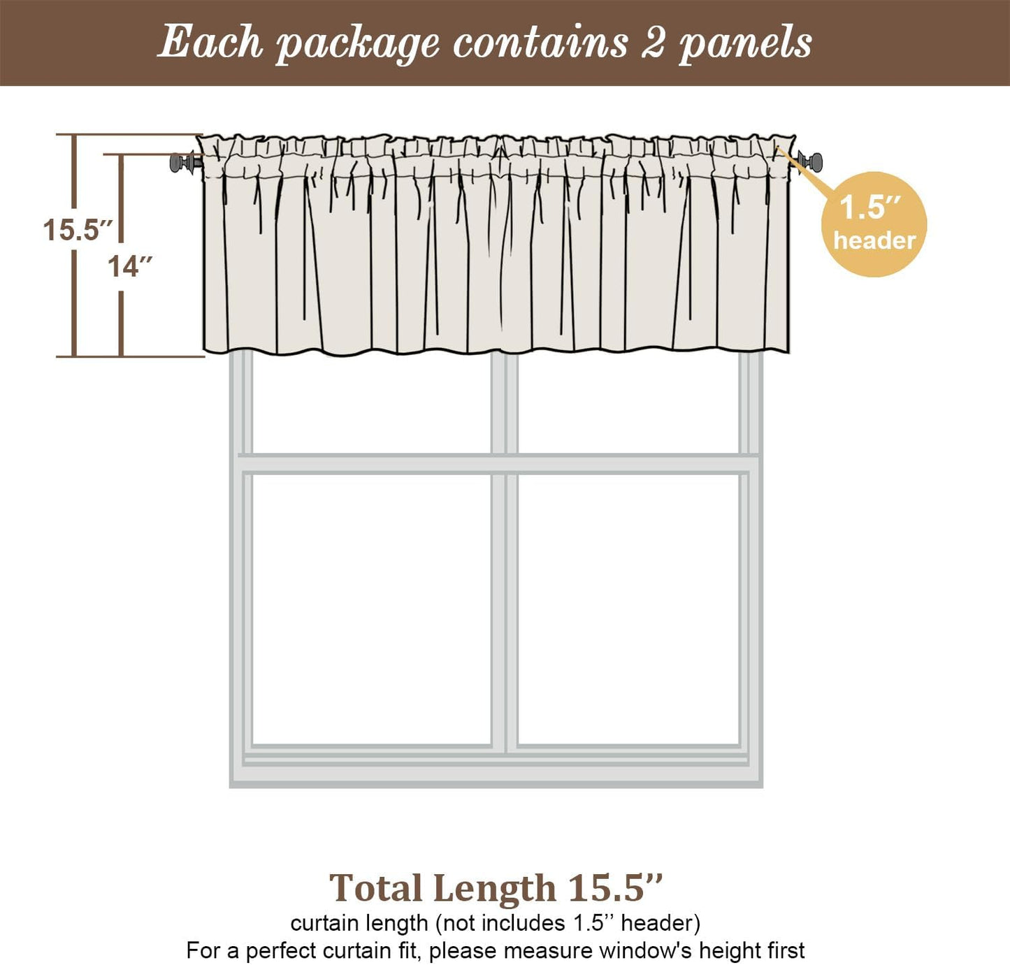 Chyhomenyc Sheer Valances for Windows 2 Pieces, 42Wx14L Inches Small Valance for Living Room Bedroom Study Laundry Basement, Rod Pocket Voile Valance, Turquoise