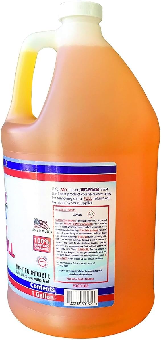 Nu-Foam Glissen Chemical Heavy Duty Oven & Grill Cleaner, 1-Gallon, 2 pack