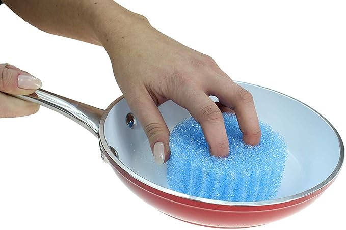 Scrub Daddy Colors Sponge Set, FlexTexture, 3ct Pack of 2 | Temperature Responsive | Deep Cleaning | Dishwasher Safe | Multi-use
