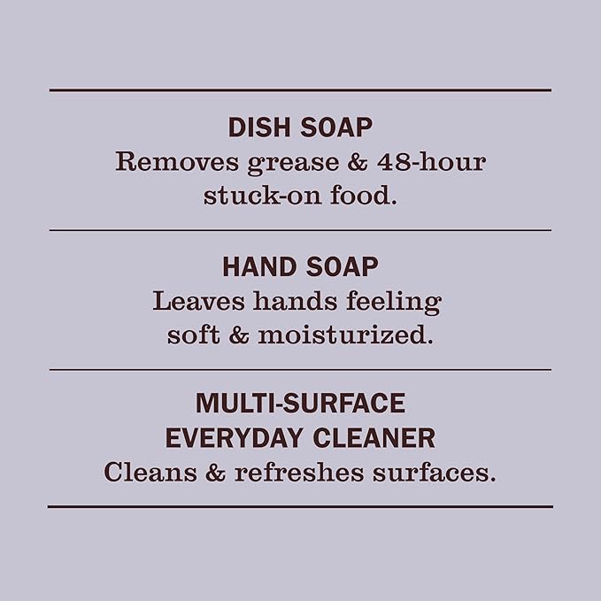 Mrs. MEYER'S Clean Day Kitchen Basics Gift Set, Basil Scent Cleaning Supplies, includes Dish Soap, Hand Soap and Multi Surface Cleaner