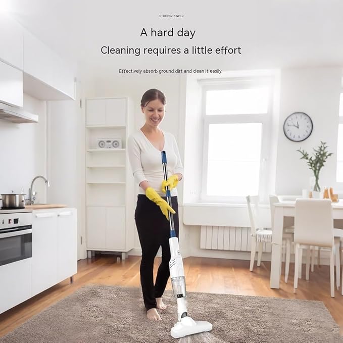 2026 New Stick Vacuum Cordless Rechargeable, Carpet Shampooer Machine Deep Cleaner, Cordless Vacuum Cleaners for Home, Powerful Smart 2-in-1 Vacuuming & Mopping for Car, Office & Home Cleaning (1Set)