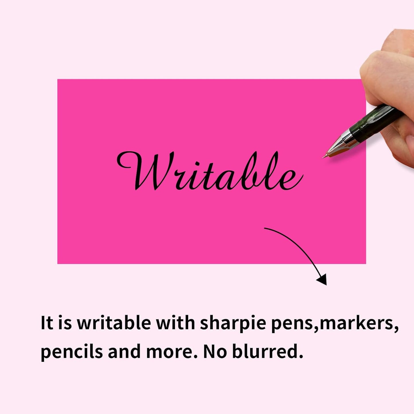 STARLIBOO 3"X5" Rectangle Neon Colored Labels, Removable Moving Labels for Boxes, Permanent Warehouse Moving Stickers Square Label (250Labels, Fluorescent Rose Red)