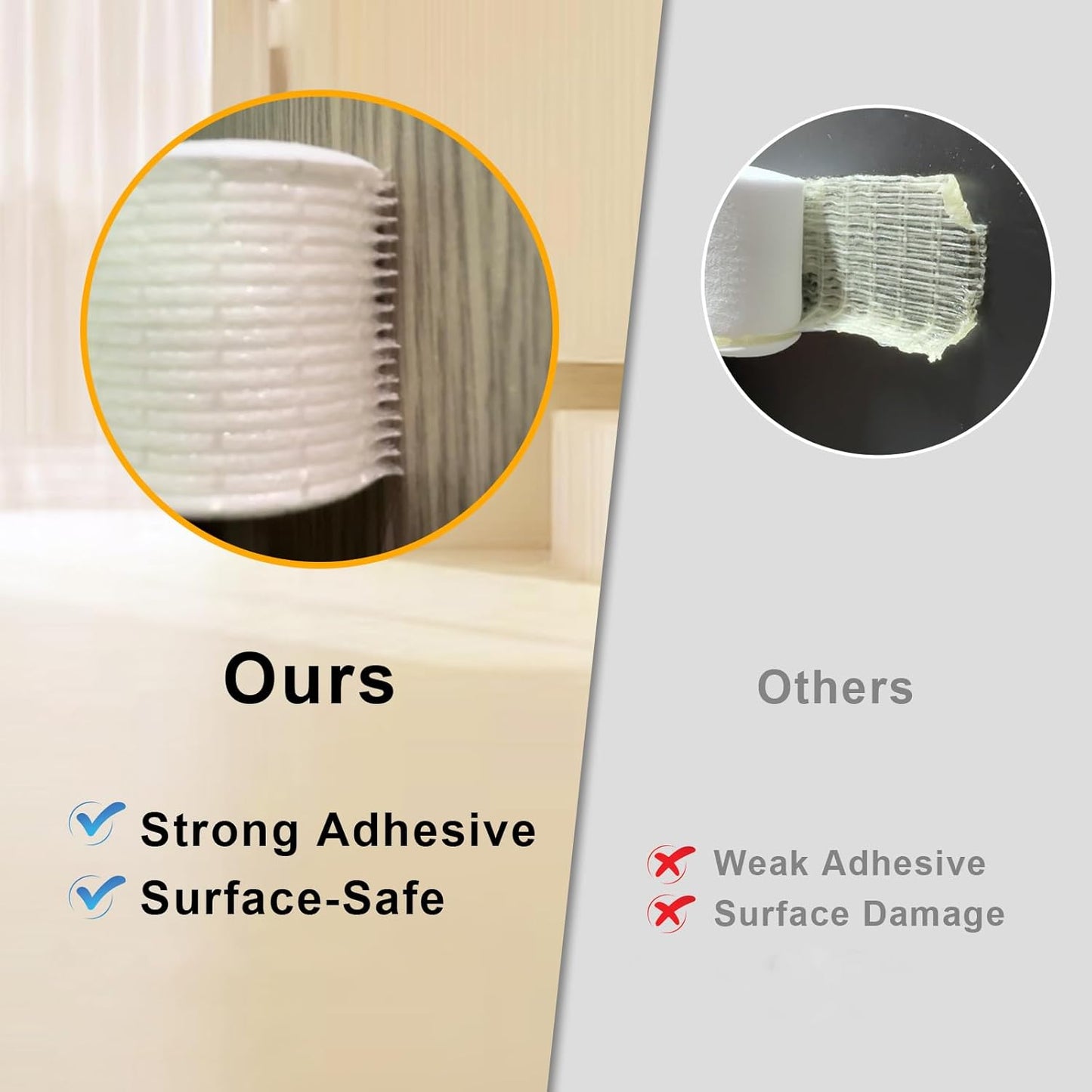 Strong Adhesive Insulation Tape, Door Weather Stripping Door Seal for Doors Windows Insulation,SoundProof Weatherproof Foam Weather Stripping, AC Seal Strip, White (1/2 in x 3/8 in x 13Ft)