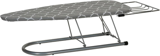 Household Essentials Tabletop Ironing Board with Iron Rest and Door Hanger | Compact Folding Ironing Station for Dorm Rooms, Apartments, and Small Spaces | 36.5"x12"