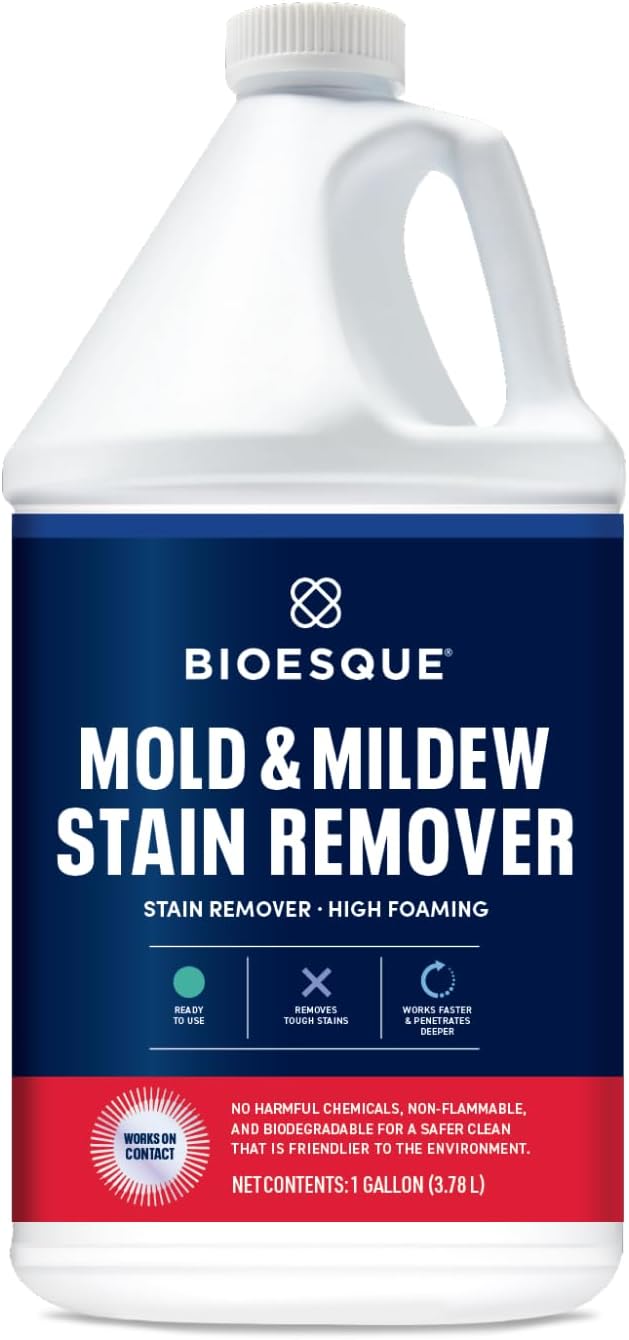 Bioesque Mold & Mildew Stain Remover, 1 Gallon (Pack of 1)