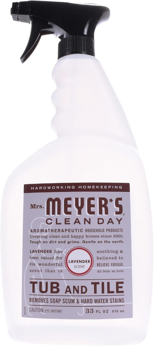 Mrs. MEYER'S CLEAN DAY Tub and Tile Cleaner, Lavender, 33 Fluid Ounce