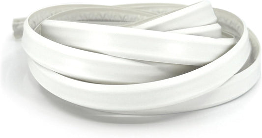 InstaTrim White New & Improved Caulk Trim, 3/4" by 10 ft, Flexible, Waterproof for Bathroom, Floors, and Walls | Easy Installation | No Mess, Stain Resistant, Made in The USA