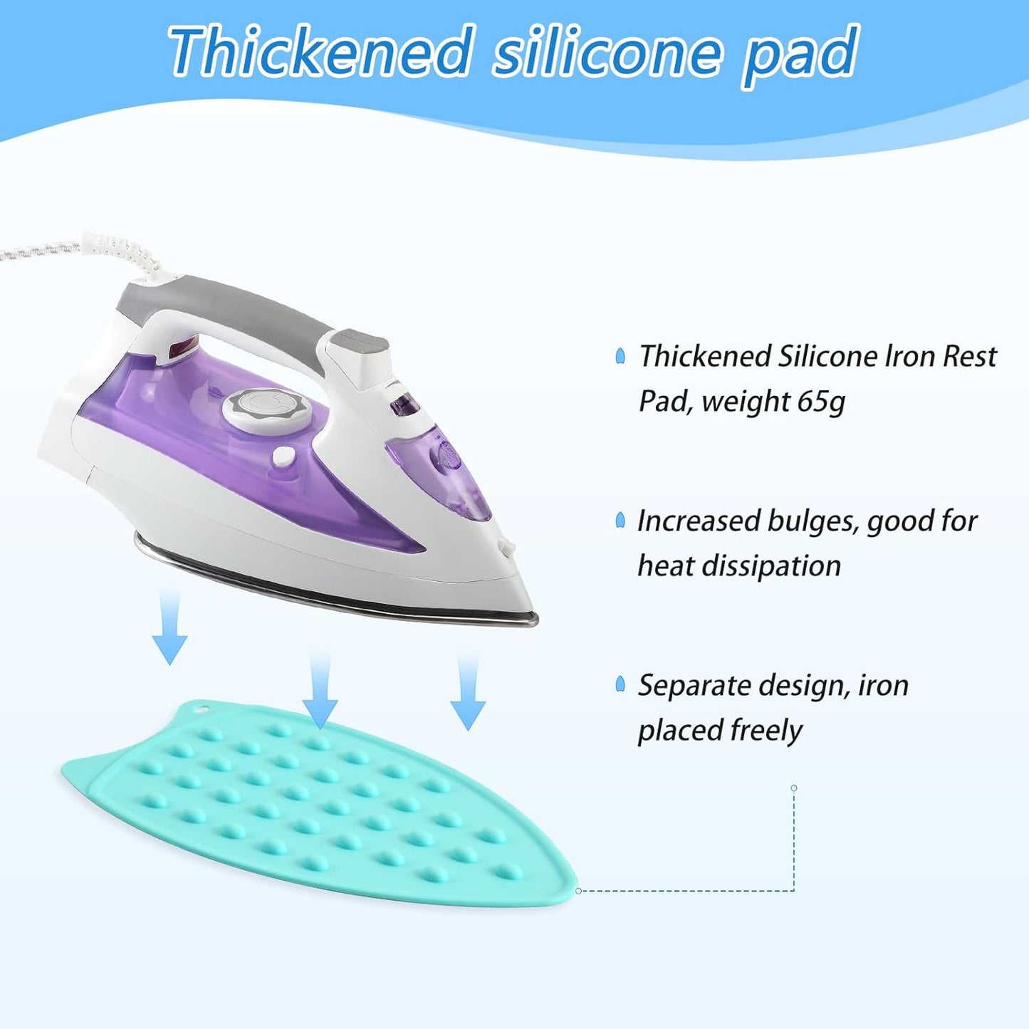 Sharks Fishes and Seaweed Blue Ironing Mat Thickened Ironing Blanket Travel Portable Double-Side Using Ironing Pad Travel Isolate Heat Pad Cover for Washer Dryer Table Top Countertop 27.6x47.2i