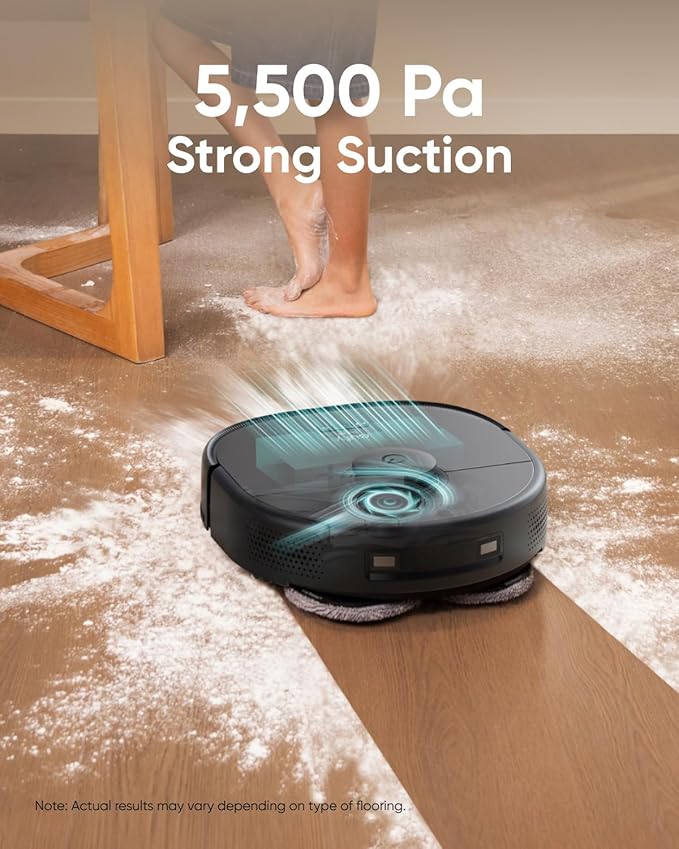 eufy RoboVac Hard Floor Cleaning Solution (2 Bottles), Dilution Ratio 1:200, 473 ml, Floor Cleaner, Eco-Friendly, Plant-Based,Compatible with Omni C20, X8 Pro, X10 Omni, G series, L Series