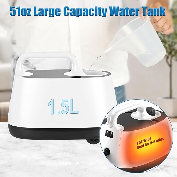 Steam Cleaner with 25 Accessories for Home, Heavy Duty Powerful Multipurpose Steamer for Cleaning, Household Neat Steam Cleaner for Multi-Surface Floors,Car,Grout,Tile, Grout and Car Cleaning