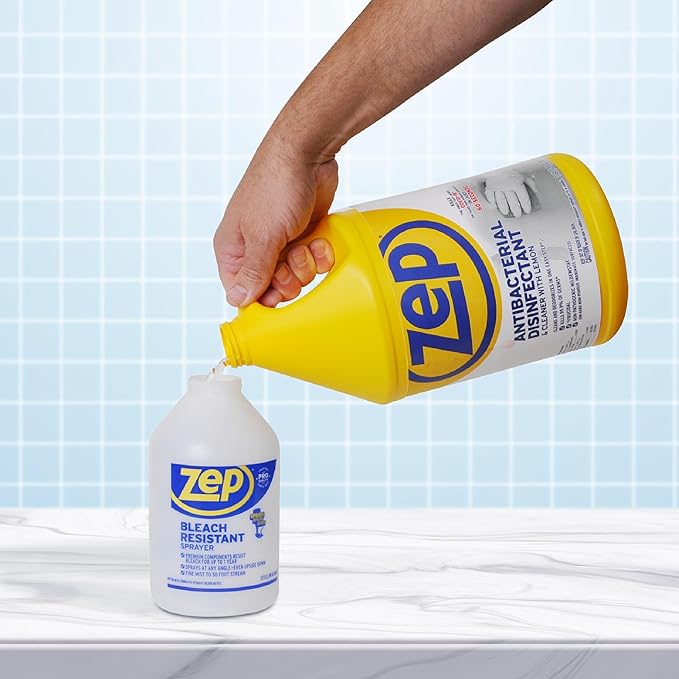Zep Antibacterial Disinfectant Cleaner with Lemon