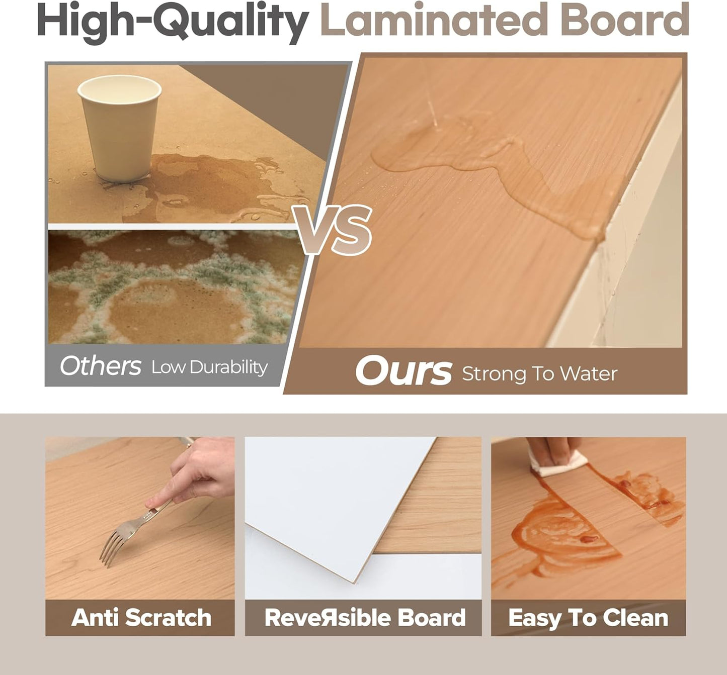 HOMEDANT House 5-Tier Laminated Metal Shelving Unit Adjustable Storage Utility Rack Heavy Duty Shelves Organization Multipurpose Shelf Kitchen Garage Pantry Closet 10Pack