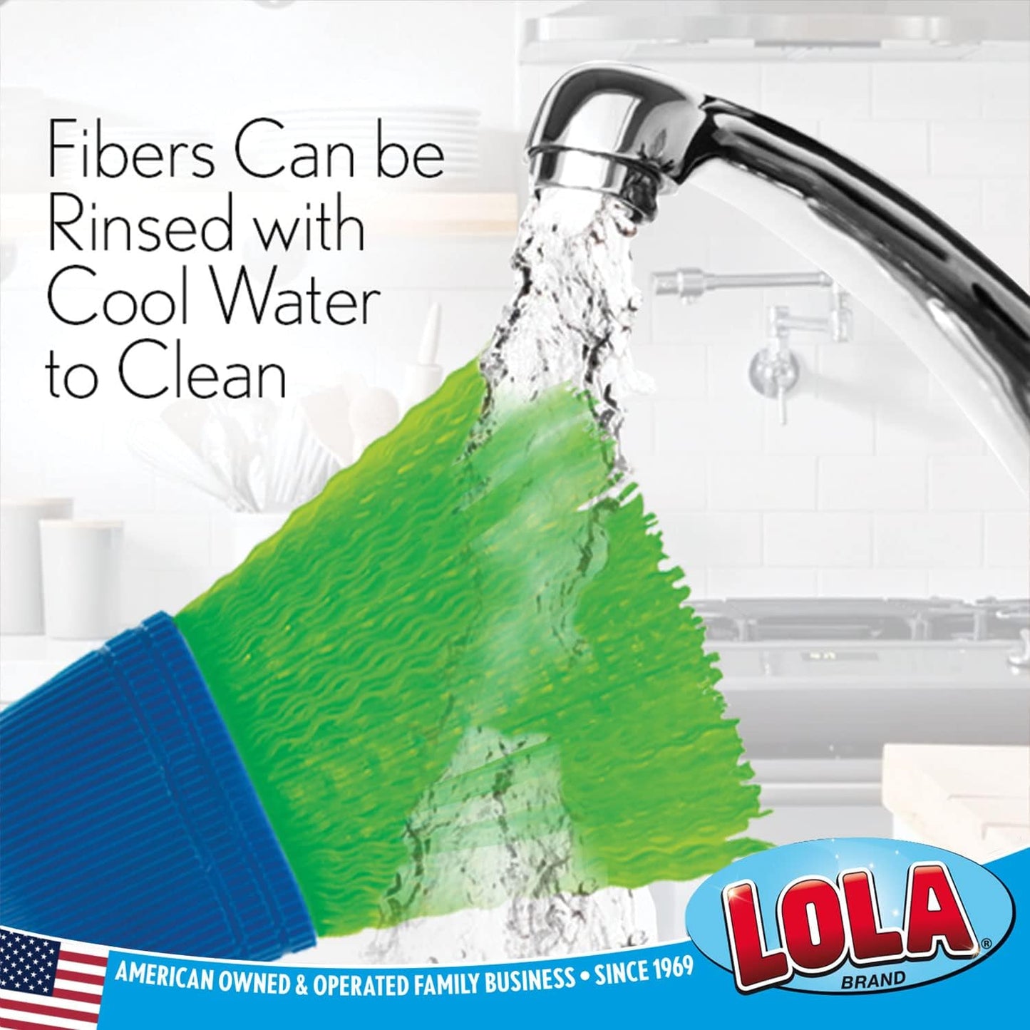 LOLA Whisk Broom, Hand Brush, Durable Bristles, Whisks Away Dirt & Debris, Compact, Hang Hole for Easy Storage, Indoor/Outdoor, 1 Pack
