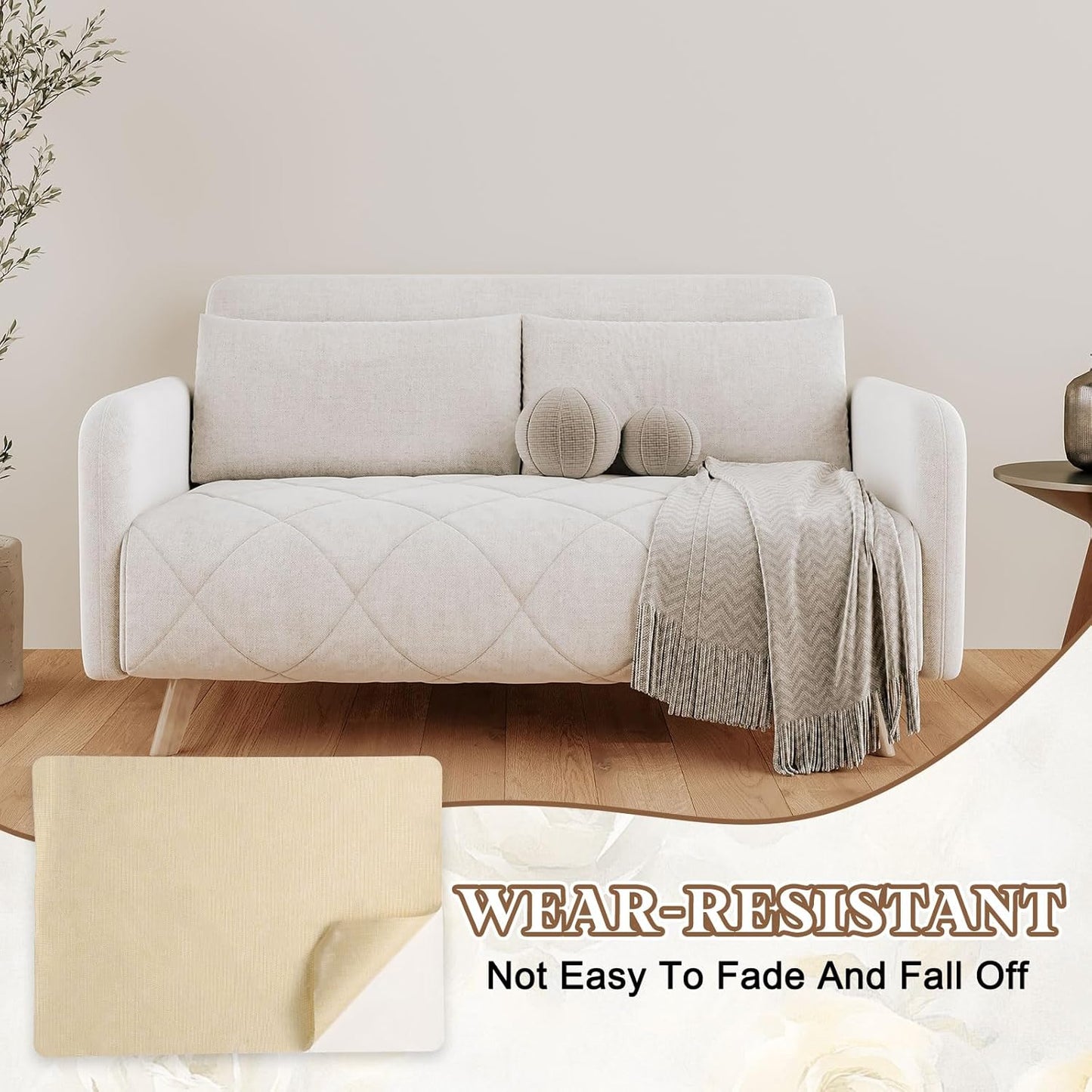 PATIKIL Linen Repair Patch, 8 x 11 Inch Self-Adhesive Linen Fabric Repair Patches for Sofa Couch Clothes Handbag Tents Car Seats Furniture, Light Beige