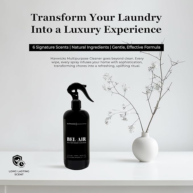 Fragrances All Purpose Cleaner Spray (Bel-Aire) 16 Oz – Multipurpose Surface Cleaning Spray for Kitchen, Bathroom, Floors and Counters, Home and Office, Natural and Non-Toxic