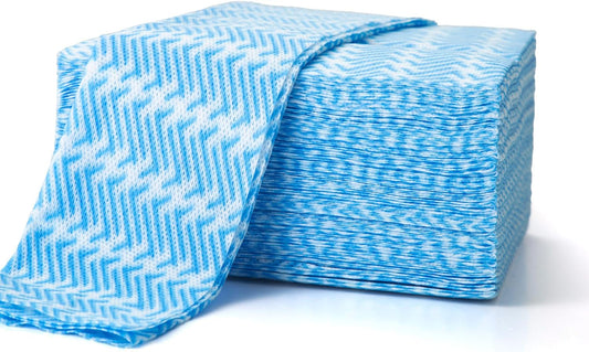 Disposable Dish Cloths,Multi use Reusable Cleaning Cloth,Machine Washable J Cloth,Heavy Duty Handy Cleaning Wipes 13.7" X 15.7" 120 Count