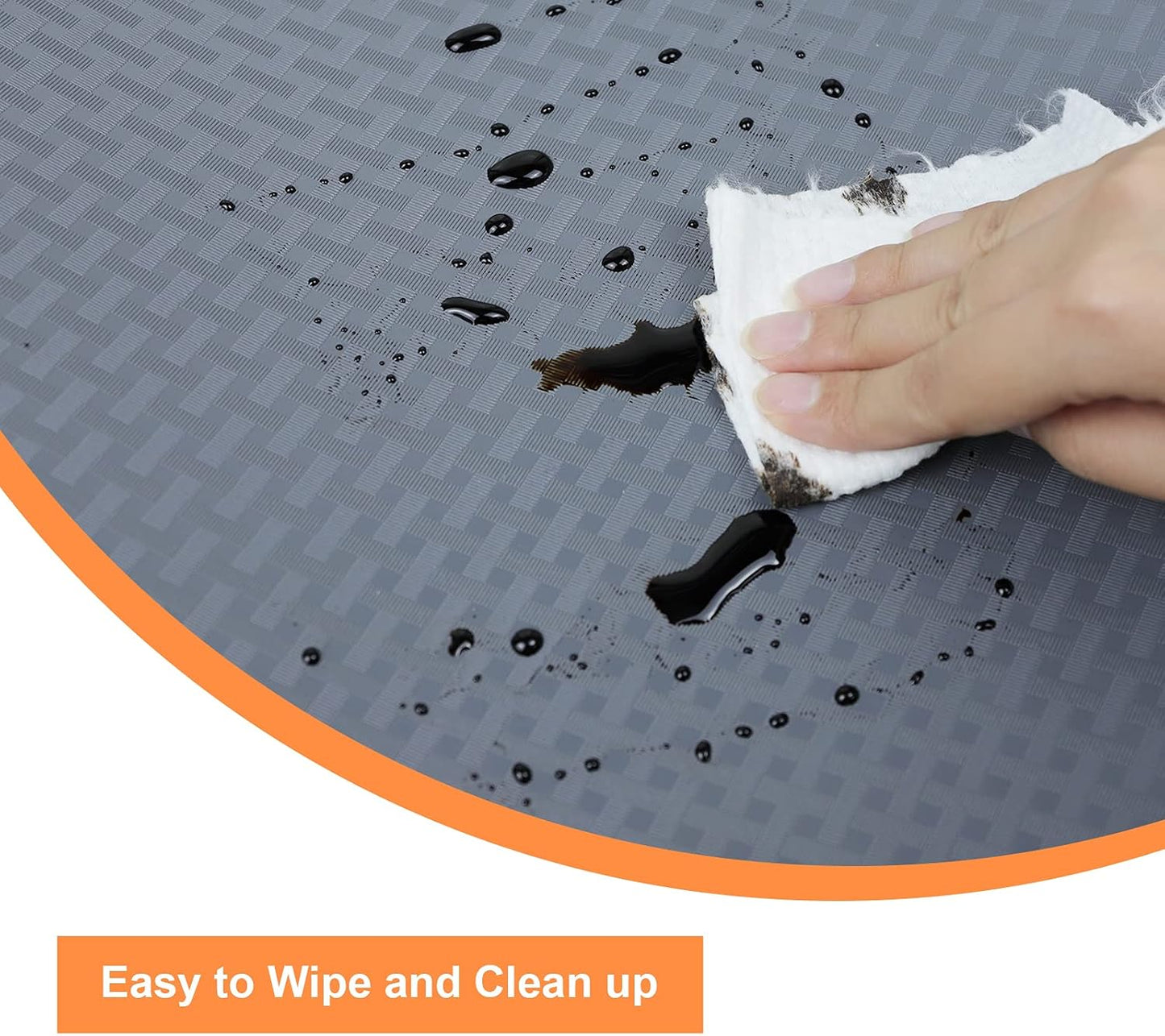 Shelf Liners for Kitchen Cabinets Refrigerator Liners Waterproof & Oil-Proof Kitchen Cupboard Liner Non-Slip Drawer Mats EVA Material Non Adhesive Fridge Mats for Shelves 17.3 x 157.4 Inches