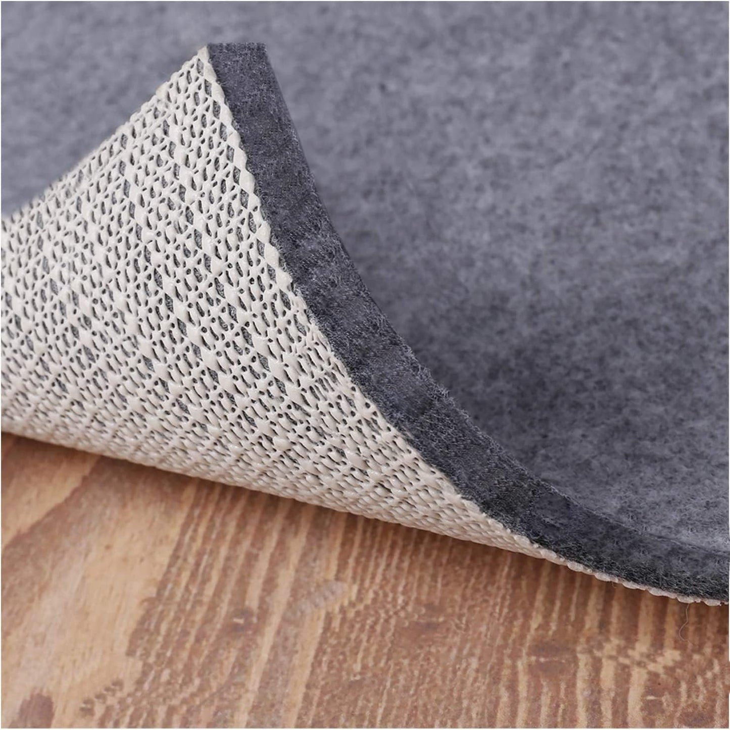 Non Slip Rug Pad Grippers - 2x4, 1/4" Thick, Felt + Rubber Double Layers Area Carpet Mat Tap, Provides Protection and Cushioning for Hardwood or Tile Floors