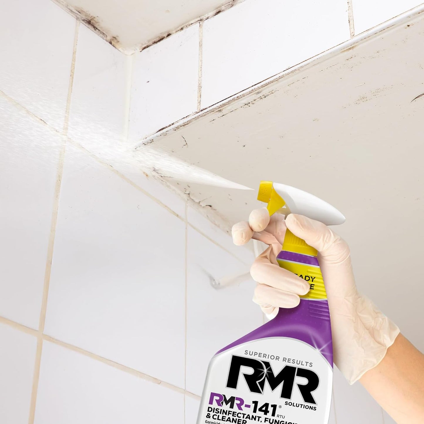 RMR-141 EPA Registered Mold and Mildew Killer, Eliminates Odors, Removes Mold, Mildew, Bacteria, and Viruses, 2-Pack of 32-Ounce Bottles