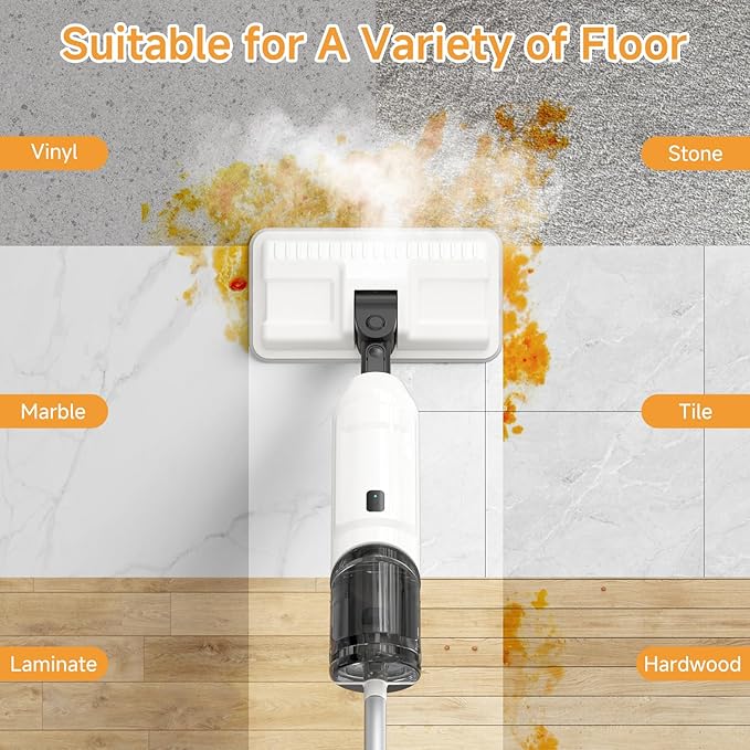 Steam Mop, Multi-Purpose Steam Cleaner for Home Steamer for Floor Cleaning, Floor Steamer Cleaner for Deep Cleaning with Handheld Steamer Mops Accessories, Pet Steam Mop Cleaner for Hardwood, Tile