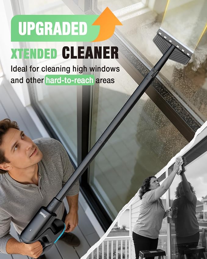 Heavy Duty Steam Mop for Floor Cleaning, 14-in-1 Lightweight and Detachable Handheld Steam Cleaner with Multi-Purpose&Powerful, No-Chemical Floor Steamer for Home|Hardwood|Tile|Walls|Grout|BBQ|Windows