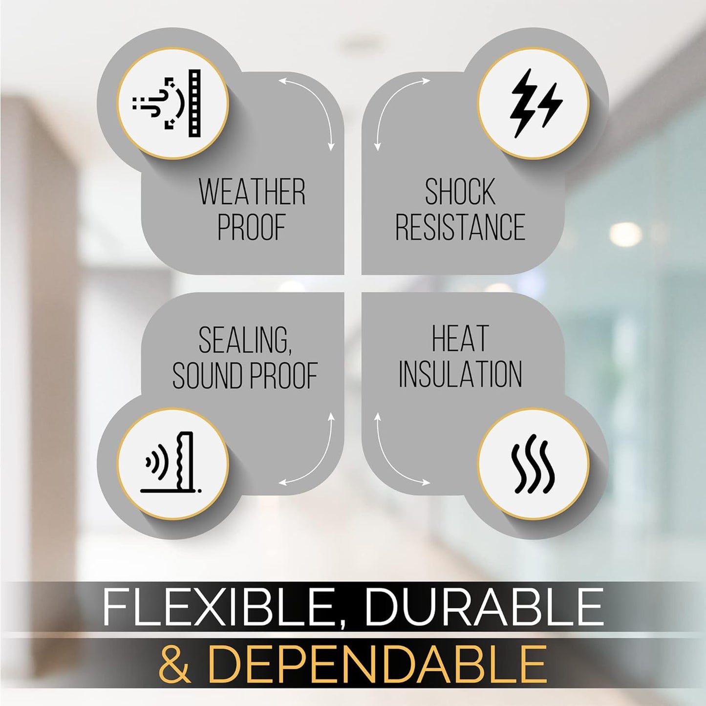 High Density Foam Weather Stripping Door Seal Strip Insulation Tape Roll for Insulating Door Frame, Window, Air Conditioner | Self Adhesive Sealing Weatherstrip (3 in x 1/16 in x 10 Ft, Black)