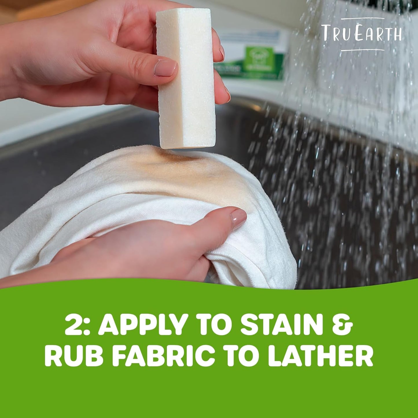 Tru Earth Stain Remover Stick | Powerful Portable Grease & Mark Remover for Clothes Laundry, Travel & Home | Stain Stick for Laundry