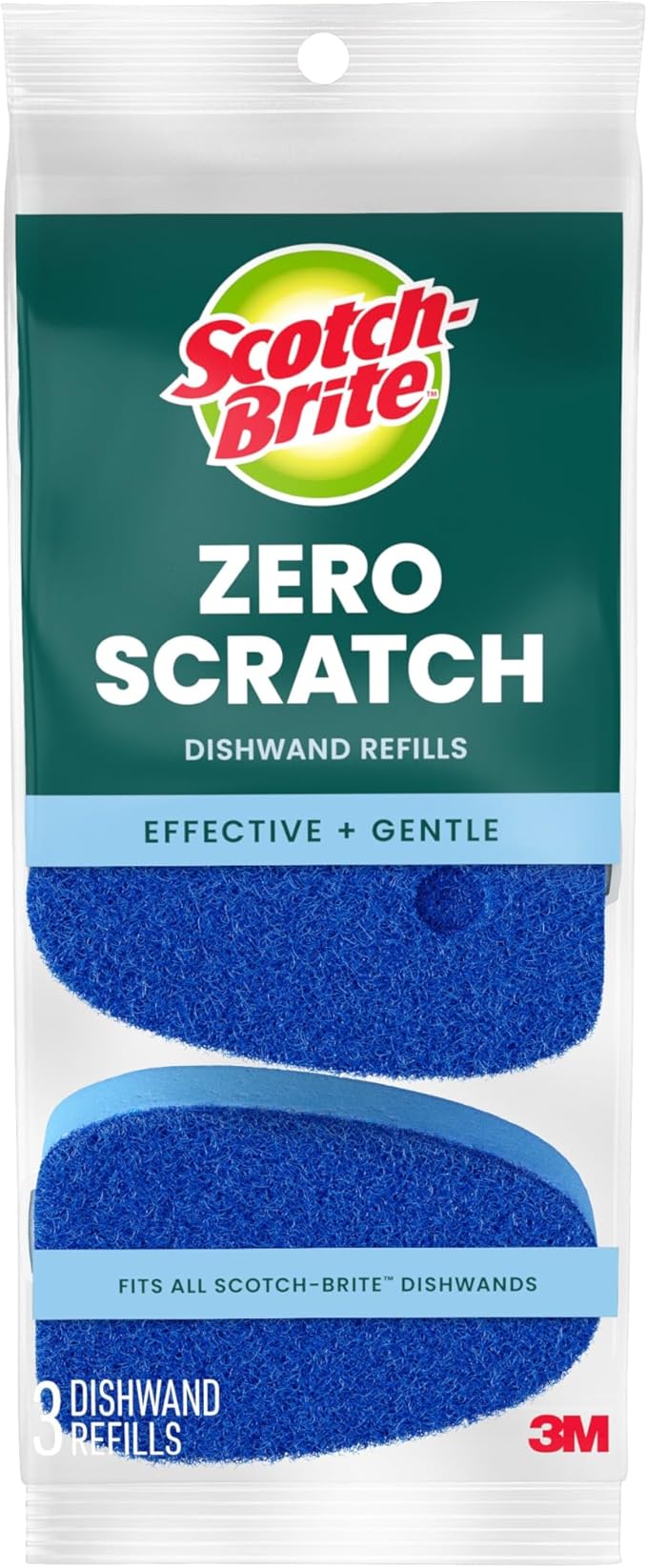 Scotch-Brite Non-Scratch Dishwand Refills, Fits All Scotch-Brite Dishwands, 21 Refills